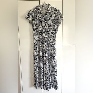 Reformation Naked Lady Button Down Midi Dress S